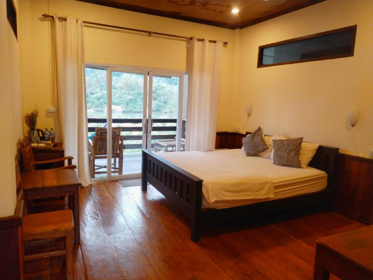 Pdv Guesthouse Muang Ngoi Exterior foto